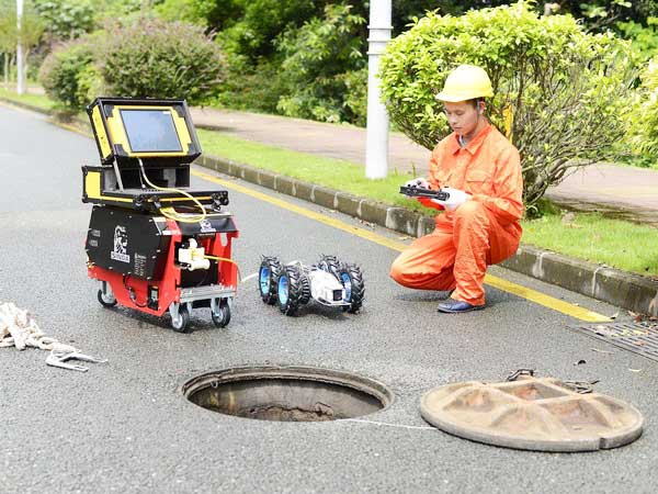 眉县管道机器人检测
